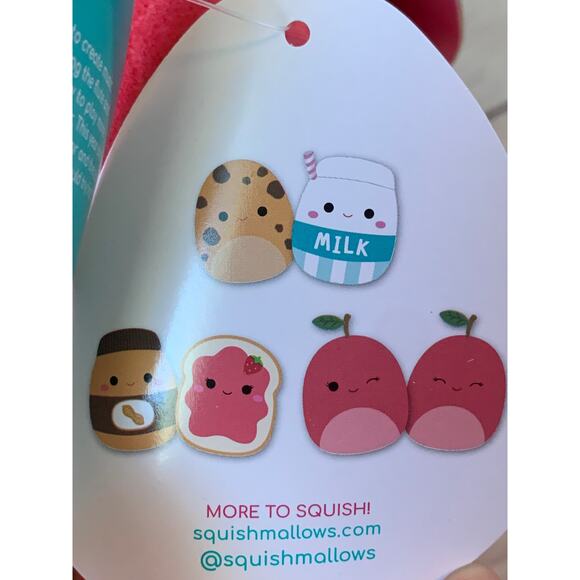 Cherry Squishmallows Set of Two Cherries Plush Food Collectible Doll 11"H - Picture 8 of 12